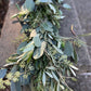 Fresh Rosemary, Olive, and Seeded Eucalyptus Garland