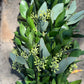 Fresh Seeded Eucalyptus and Ruscus Garland