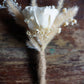 Prairie Romance Sola Flower Boutonniere// Wood Flower Boutonierre