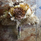 Tan and Chocolate Sola Flower Bouquet // "Vanilla Latte" Wood Flower Bouquet, Keepsake Wood Flower Wedding Bouquet, Bridal Bouquet