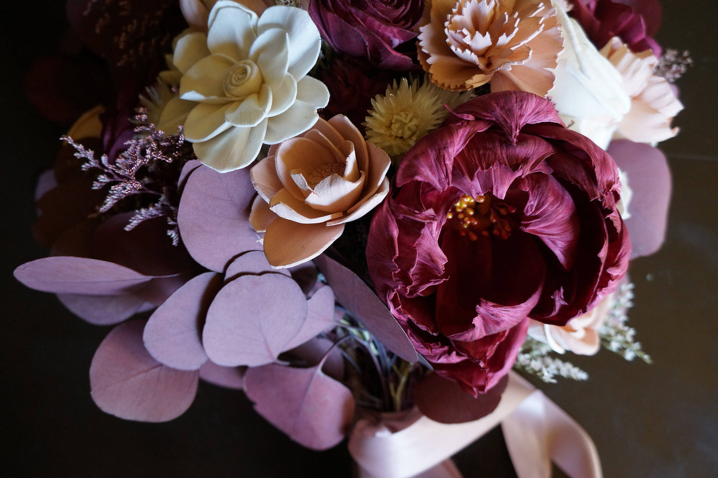 Victorian Wood Flower Bouquet