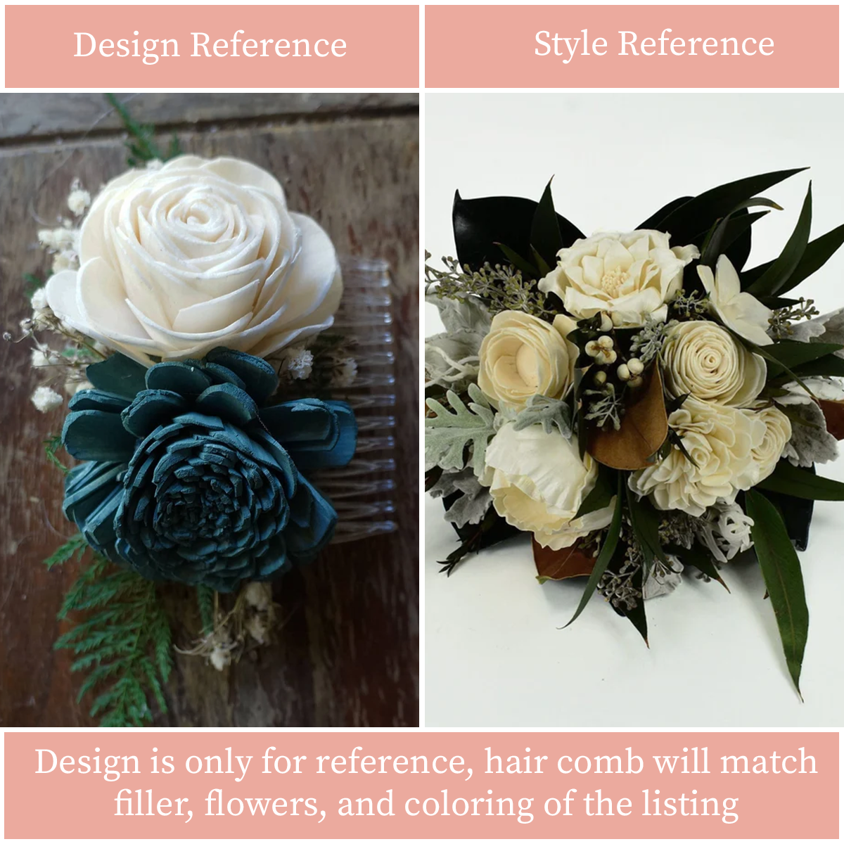 Southern Elegance Wood Flower Bouquet Collection